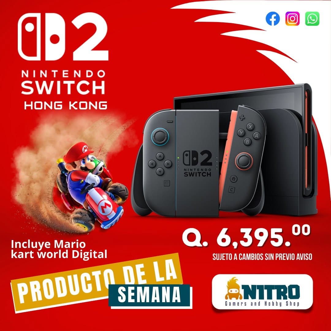 Post 10 by Nitro shop / Tecnología / Gadgets / Videojuegos on Instagram (image)