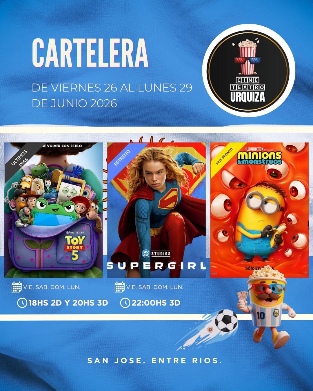 Post 10 by Cine Urquiza San Jose Entre Rios on Instagram (carousel)