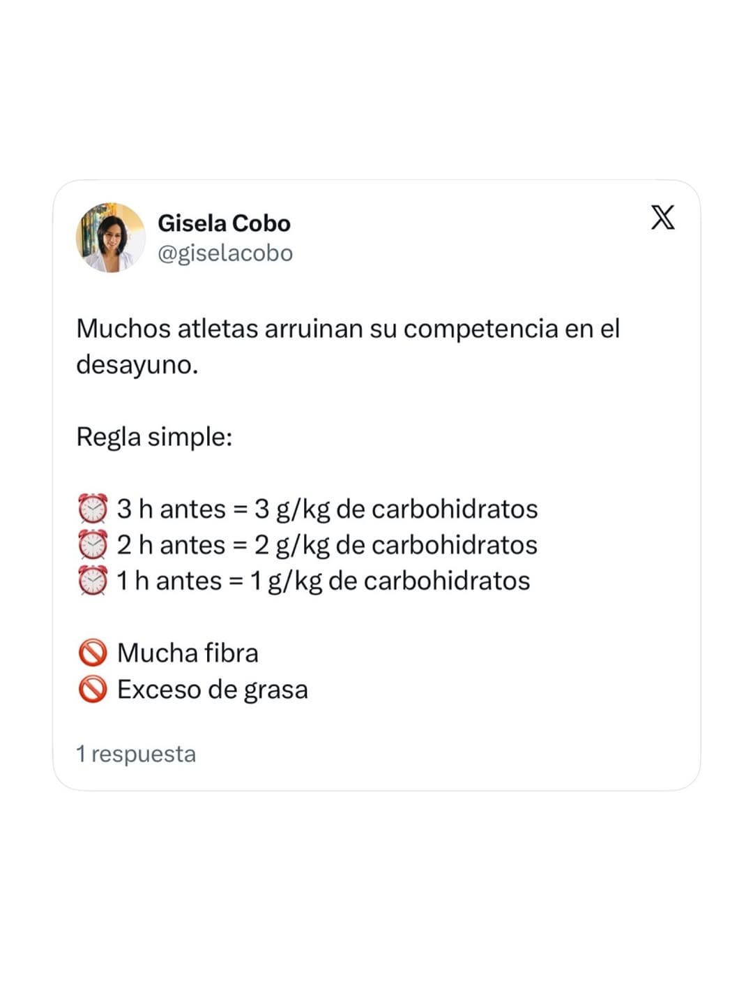 Post 3 by In Nutrition by @GiselaCobo on Instagram (carousel)