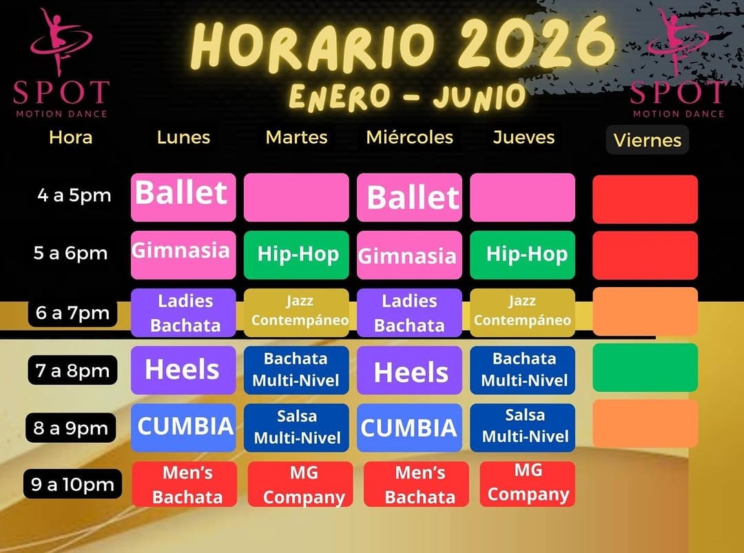Post 10 by Spot Motion Dance / Clases de baile en Mexicali on Instagram (image)