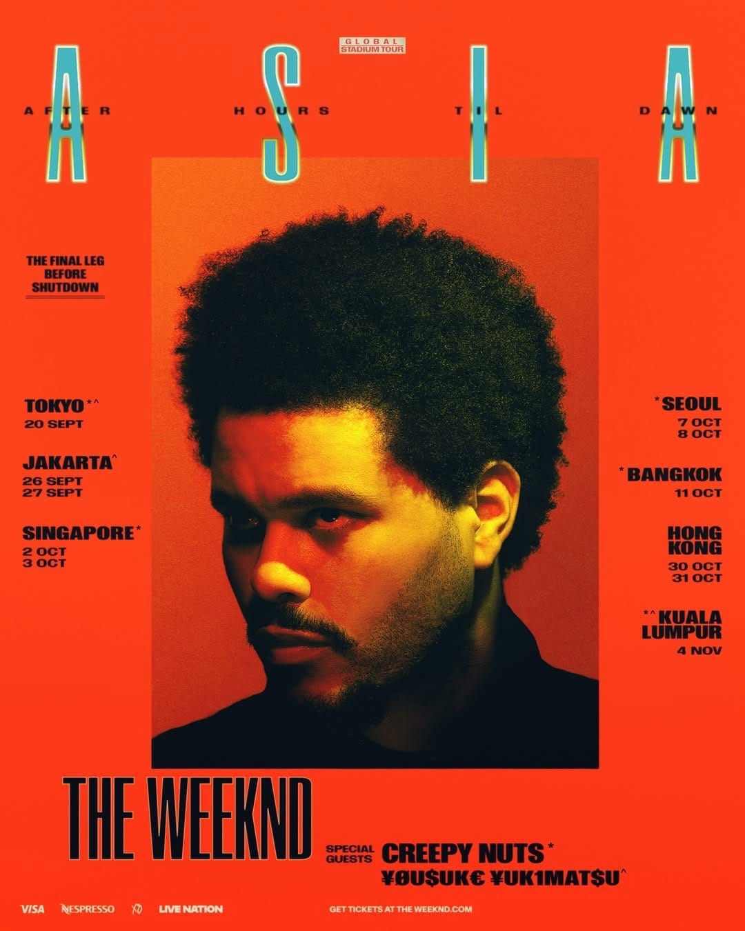 Post 7 by The Weeknd México on Instagram (carousel)