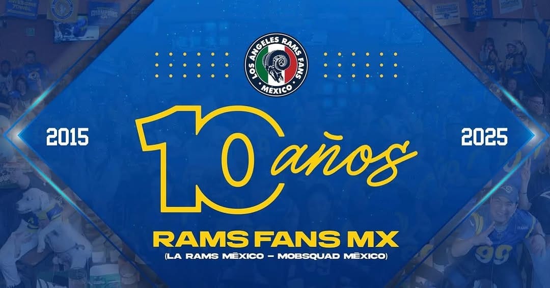 Post 10 by Rams Fans México 🇲🇽 on Instagram (image)