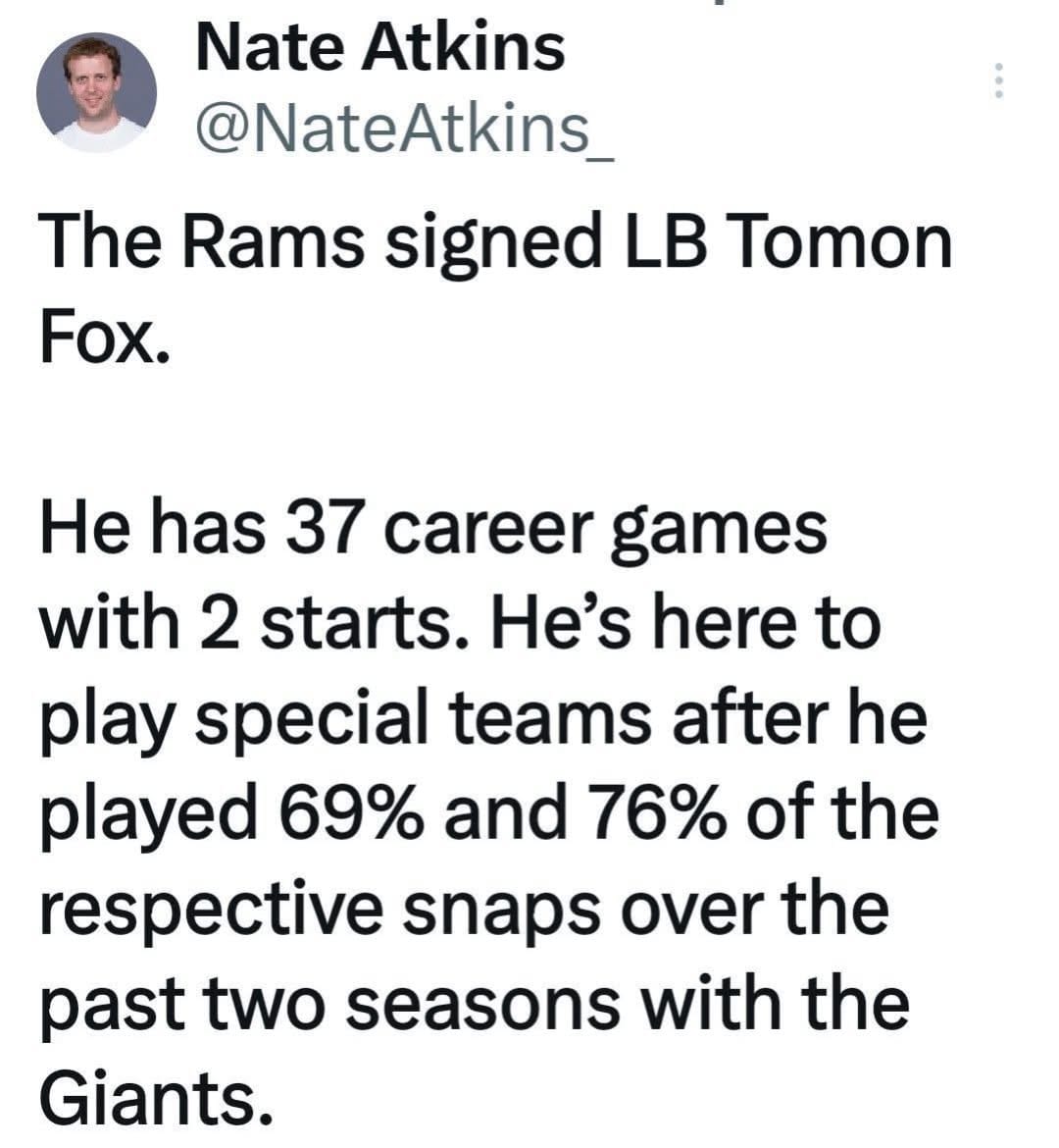 Post 6 by Rams Fans México 🇲🇽 on Instagram (image)
