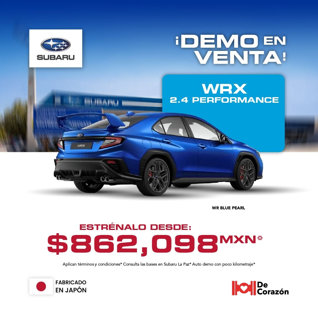 Post 2 by Subaru La Paz Oficial on Instagram (image)