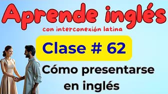Post 1 by Interconexión inglés on YouTube (video)