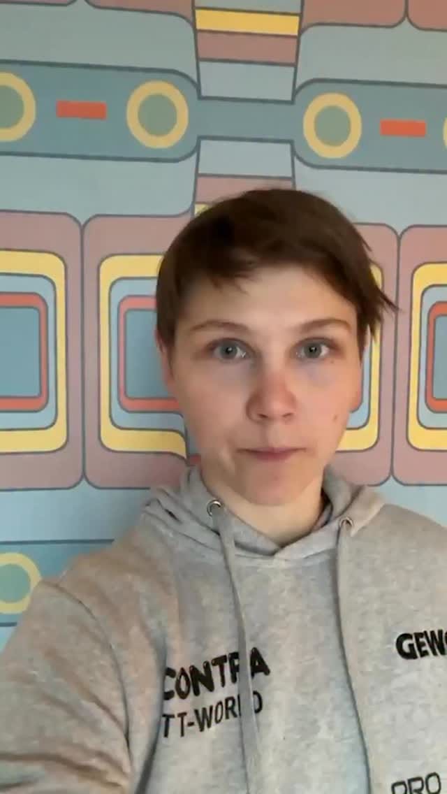 Post 6 by Nina Mittelham | Tischtennis on Instagram (video)