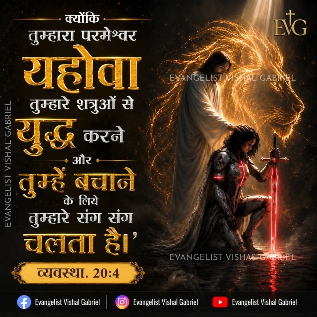 Post 1 by Evangelist Vishal Gabriel on Instagram (image)