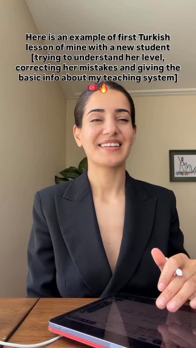 Post 2 by İpek | Turkish Tutor [Language Coach] on Instagram (video)