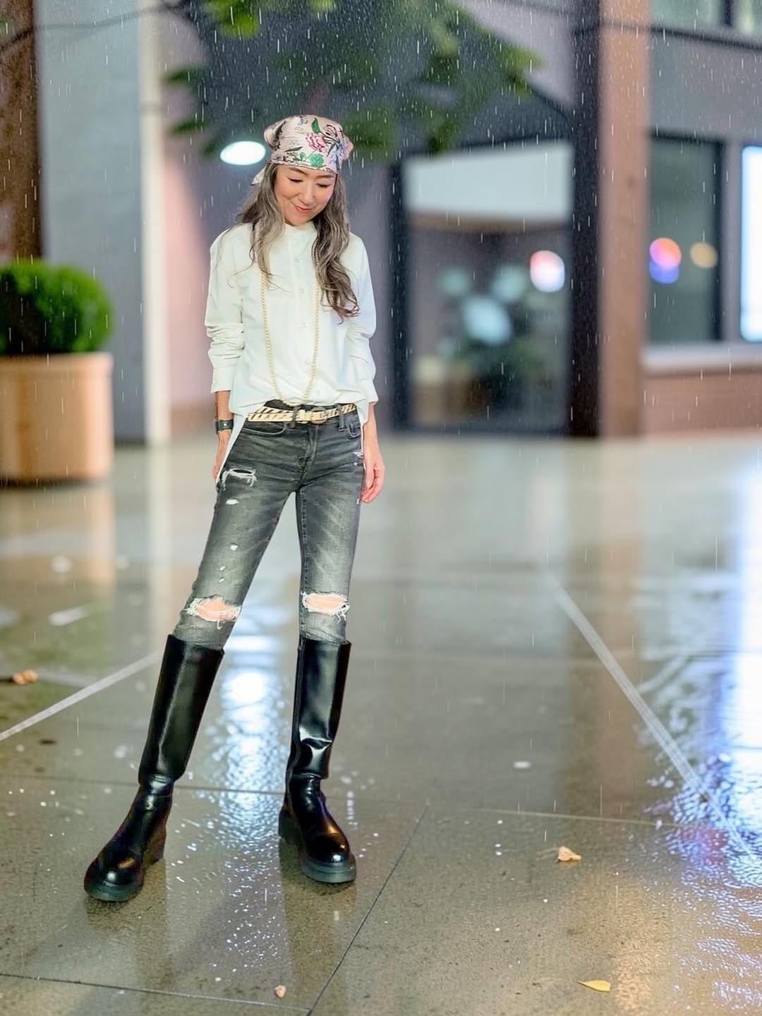 Post 5 by 𝔸𝕐𝕌𝕄𝕀 🤍 還暦グレイヘアコーデ on Instagram (carousel)
