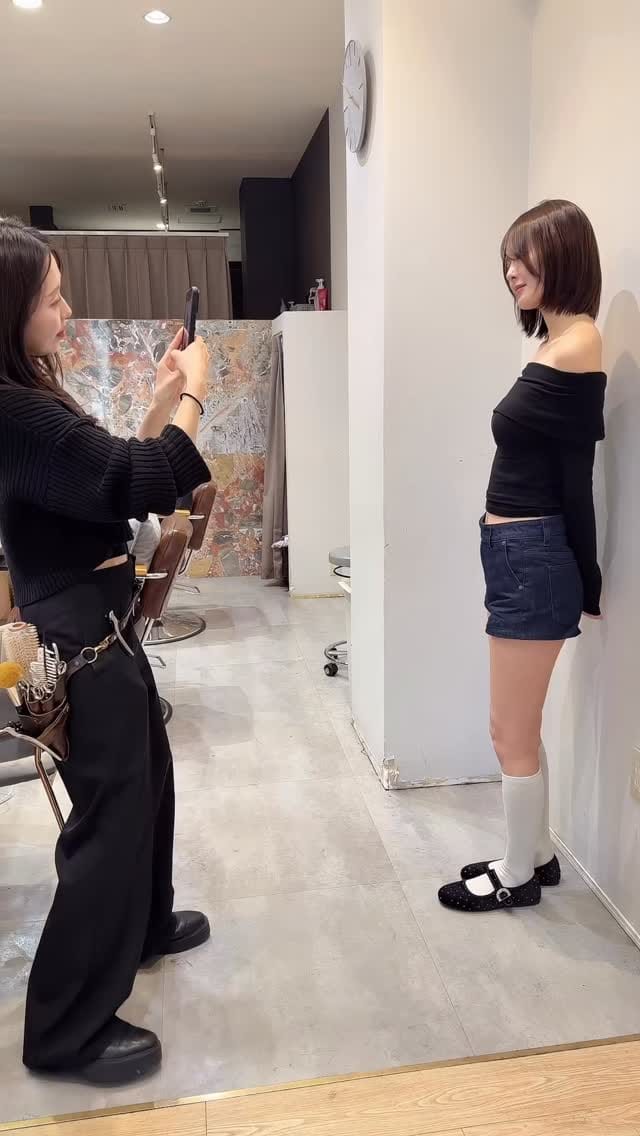 Post 3 by 大阪ボブ/韓国ボブ/顔まわり/中村萌/大阪/京橋 on Instagram (video)