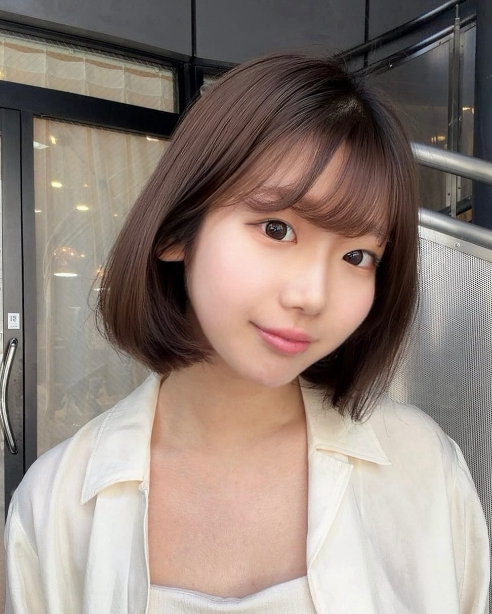 Post 4 by 大阪ボブ/韓国ボブ/顔まわり/中村萌/大阪/京橋 on Instagram (carousel)