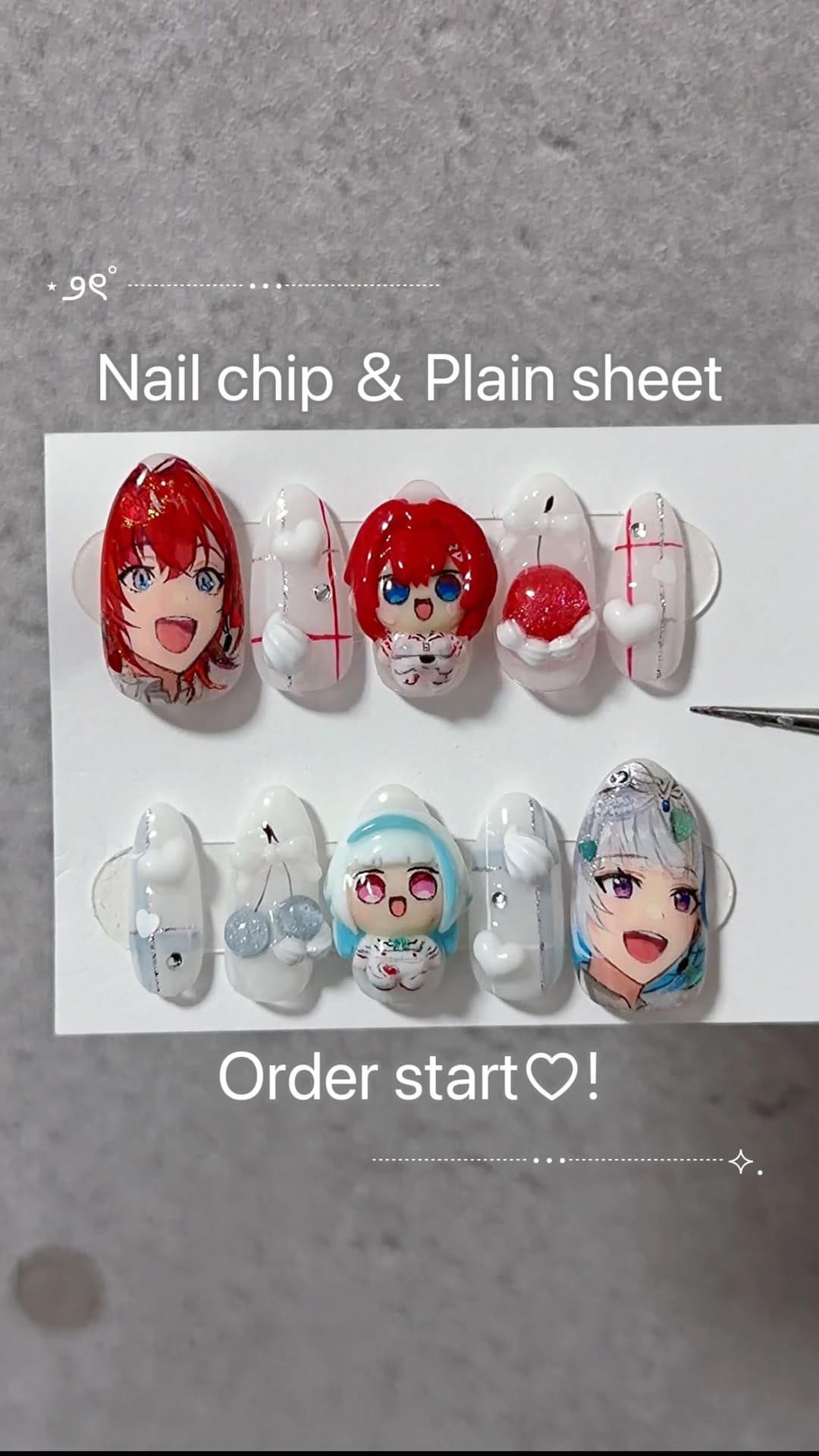 Post 8 by 723nails🐱痛ネイル/池袋/ご新規様予約可 on Instagram (video)