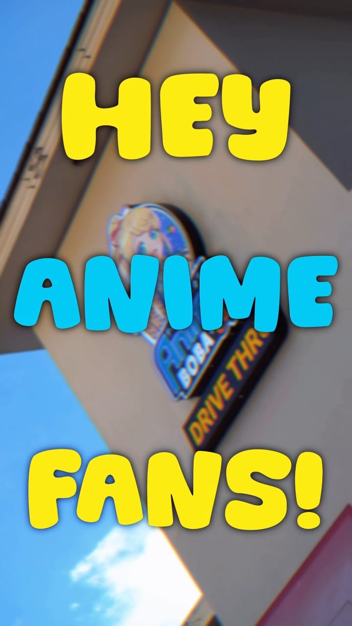 Post 8 by Anime Boba Cafe on Instagram (video)