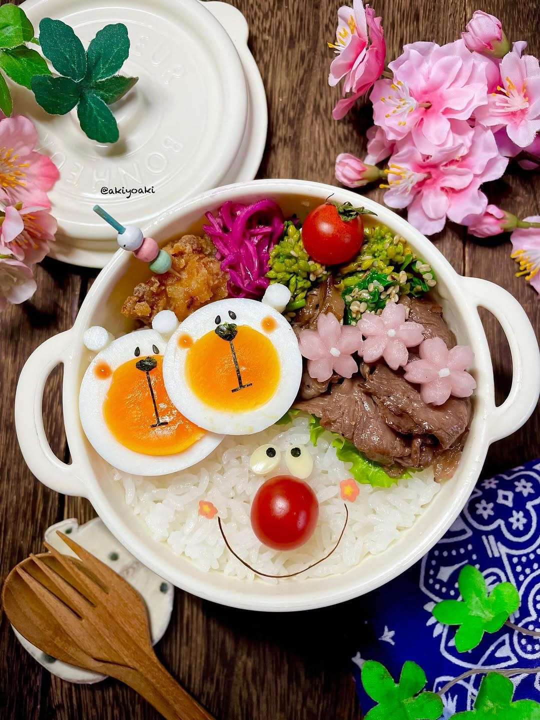 Post 8 by ✩*akiyo*✩*॰¨̮ キャラ弁❤︎お弁当❤︎obento on Instagram (image)