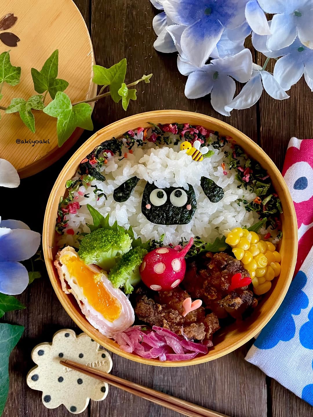 Post 1 by ✩*akiyo*✩*॰¨̮ キャラ弁❤︎お弁当❤︎obento on Instagram (image)