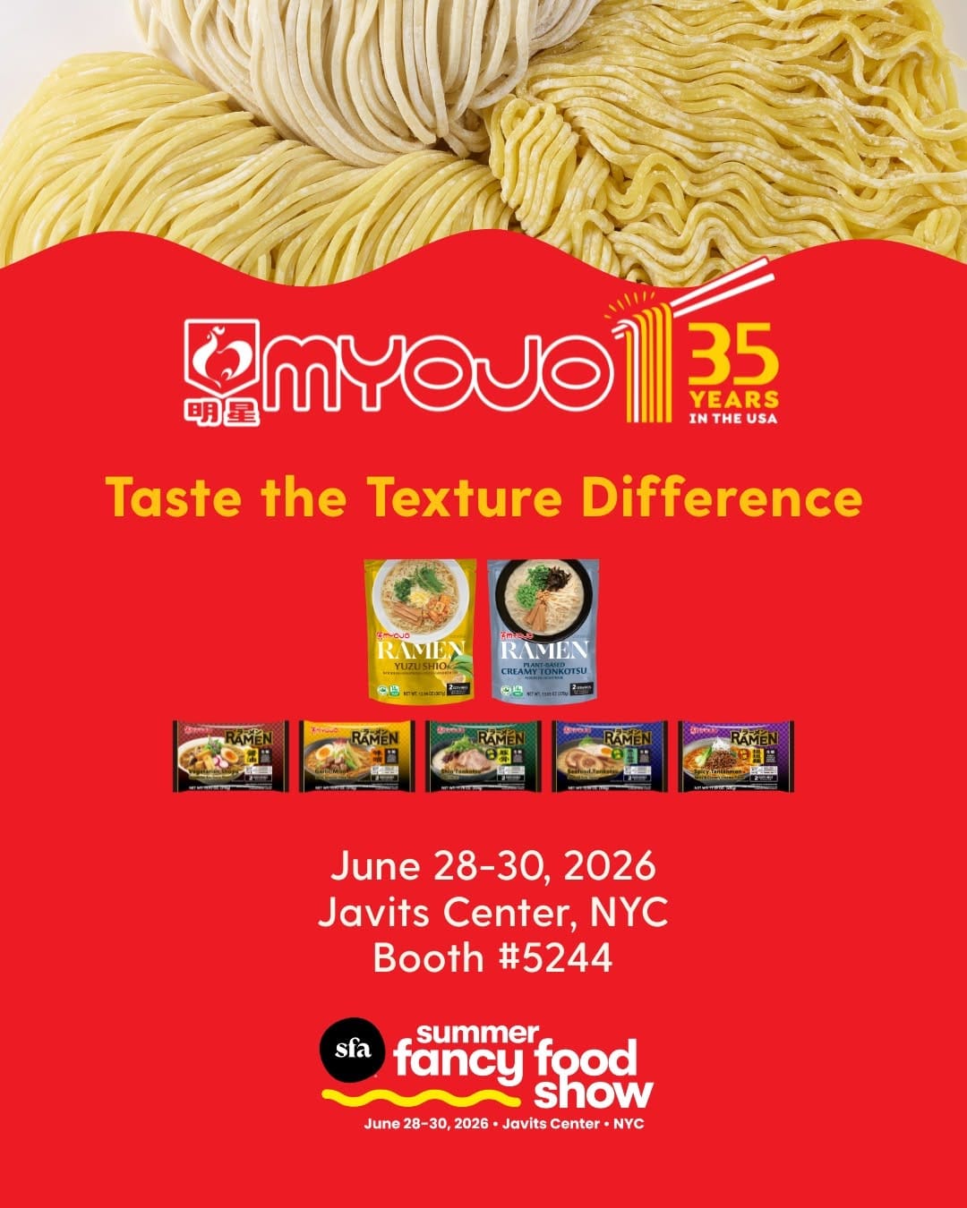 Post 2 by Myojo USA | Fresh Noodle Makers on Instagram (image)