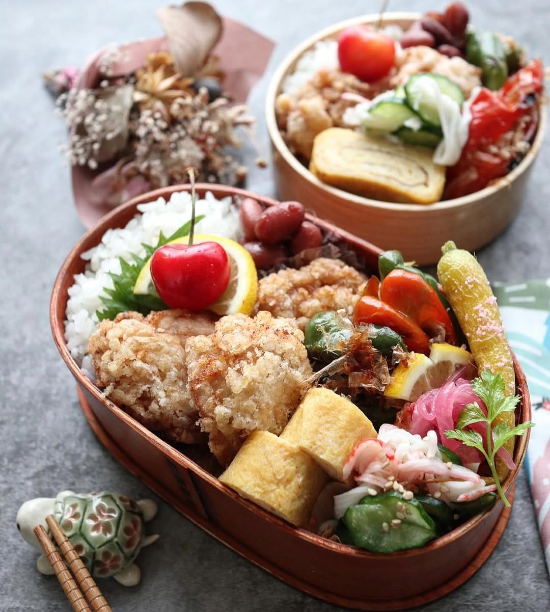 Post 1 by アシュママ　息子とパパに作るお弁当 on Instagram (carousel)