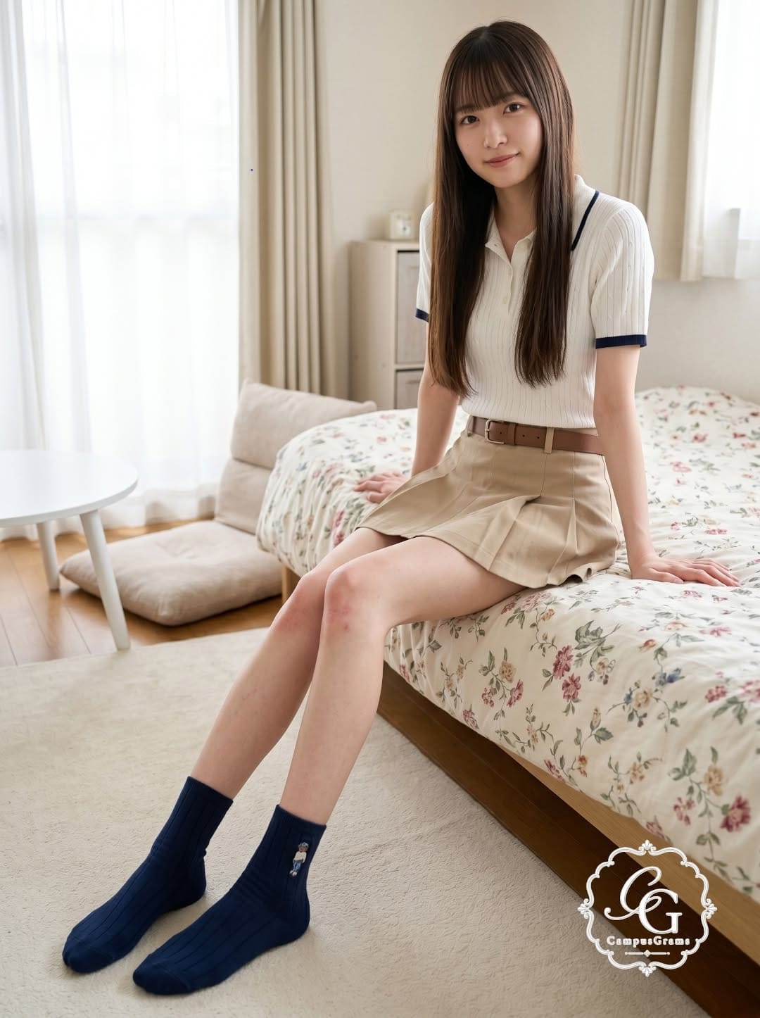 Post 8 by 美脚女子大生図鑑@CampusGrams on Instagram (image)