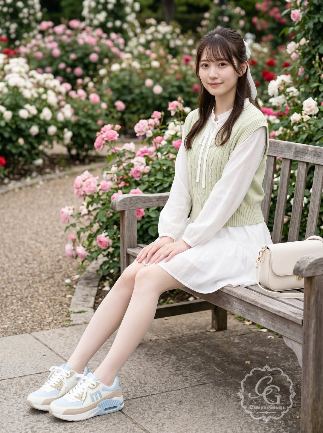 Post 1 by 美脚女子大生図鑑@CampusGrams on Instagram (image)