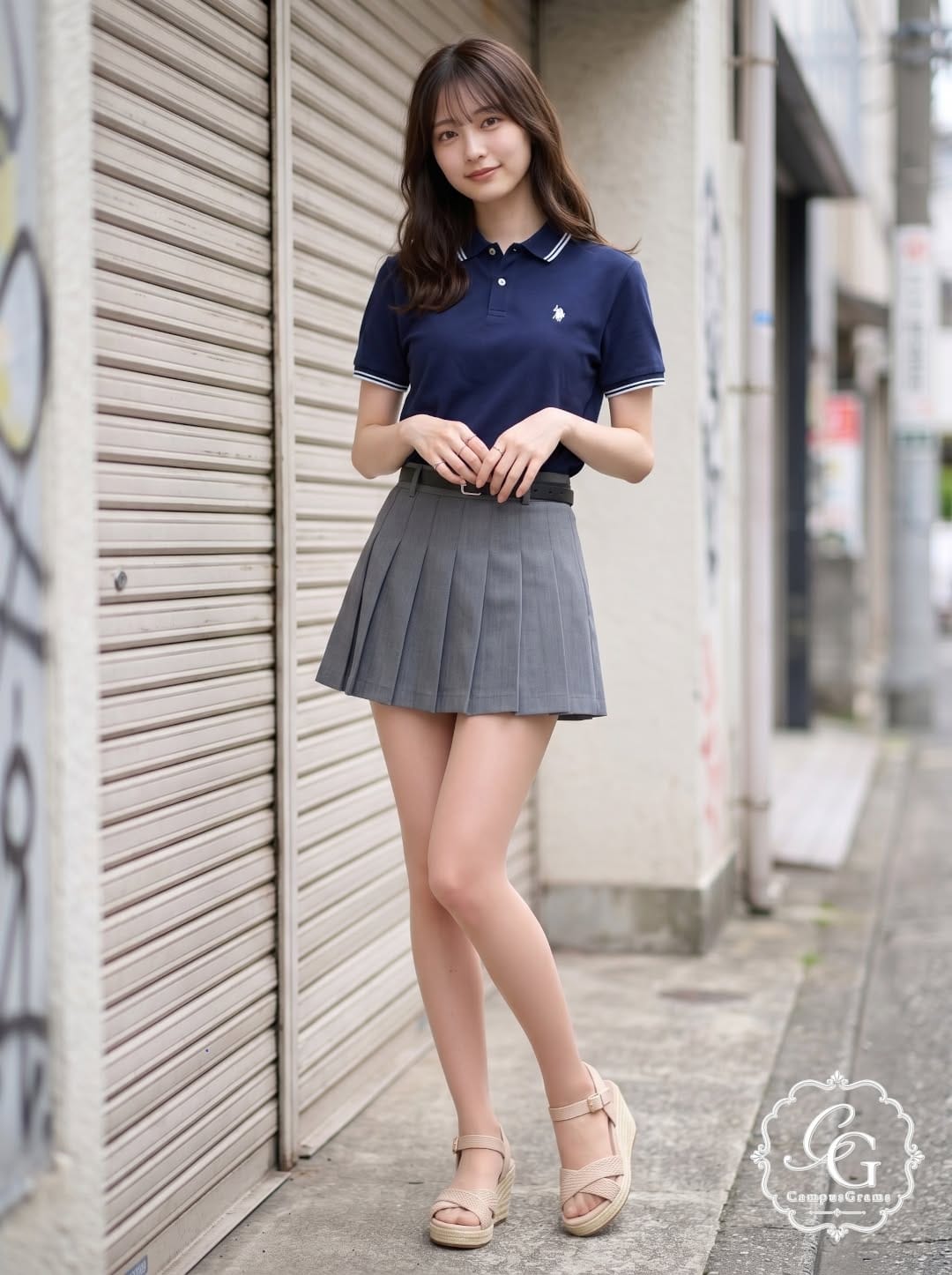 Post 3 by 美脚女子大生図鑑@CampusGrams on Instagram (image)