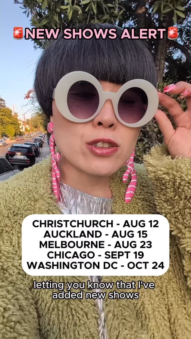 Post 3 by Atsuko Okatsuka on Instagram (video)