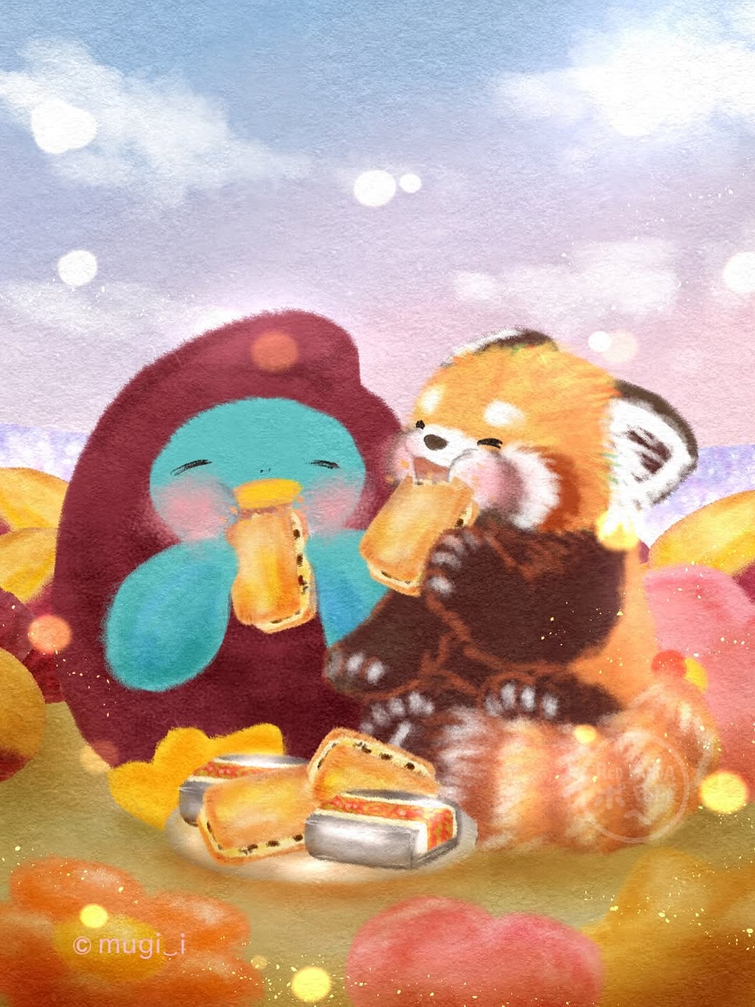 Post 7 by Ito Mugi | Red panda Pohe on Instagram (image)