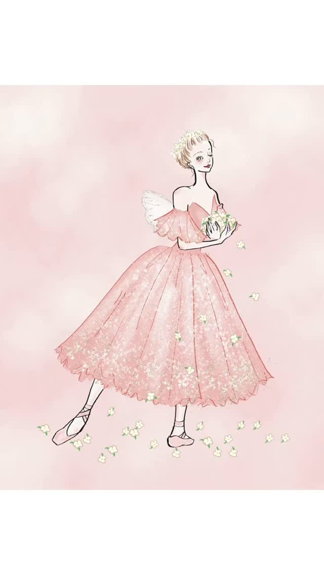 Post 9 by natsuriiina🩰バレエイラストレーター/Ballet Artist on Instagram (video)