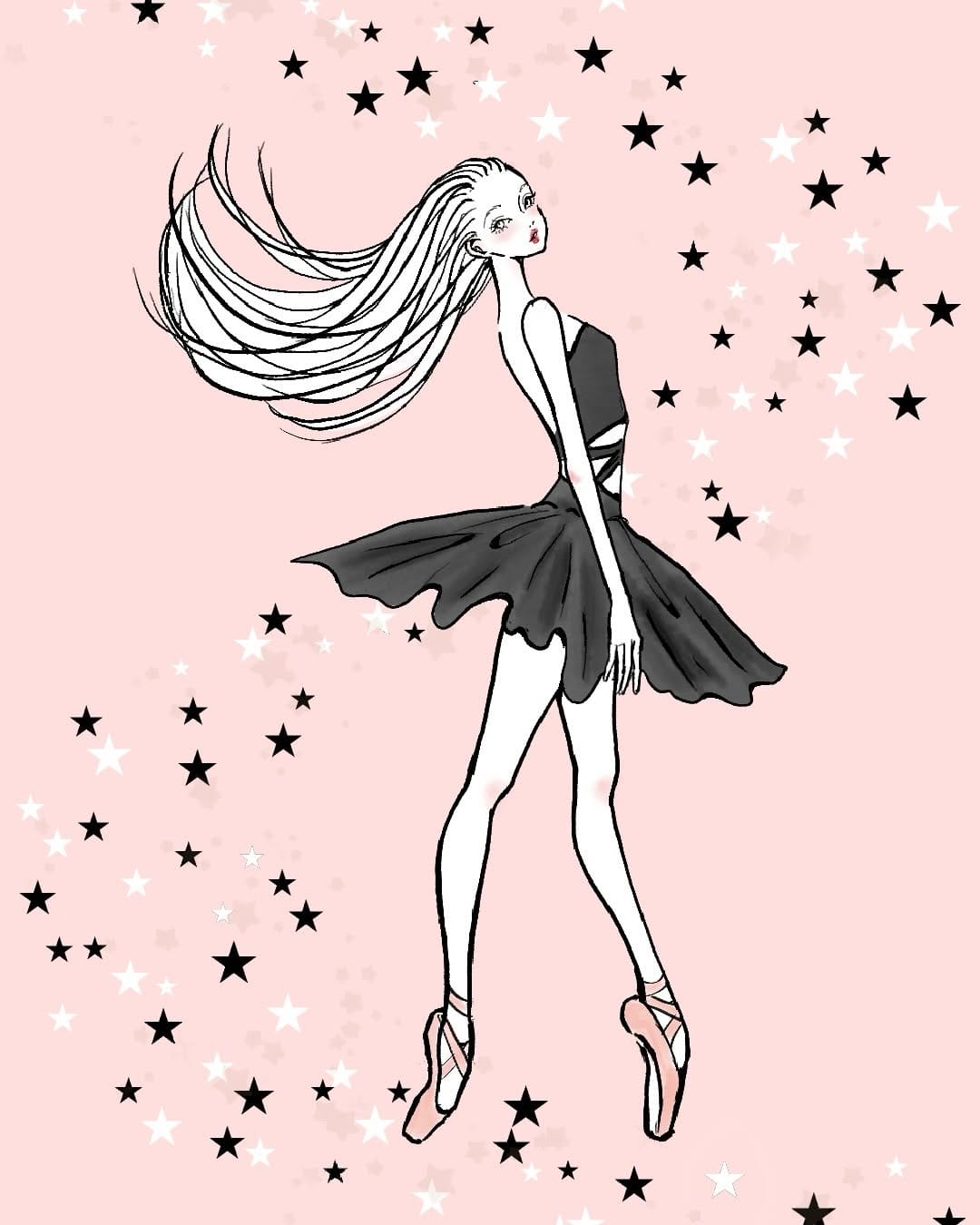 Post 8 by natsuriiina🩰バレエイラストレーター/Ballet Artist on Instagram (carousel)