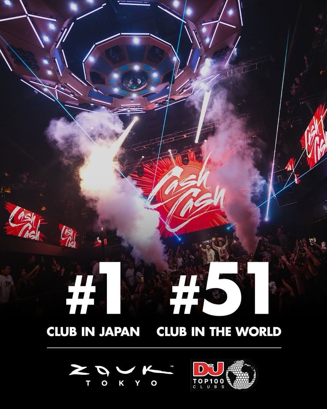 Post 10 by Zouk Tokyo on Instagram (image)