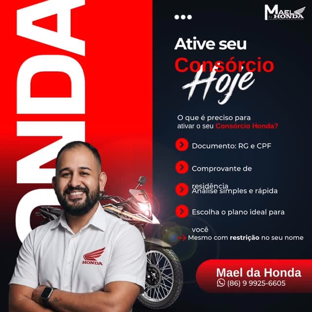 Post 7 by Maeldahonda | O MELHOR CAMINHO ATÉ SUA HONDA! 🔑 💭 on Instagram (video)