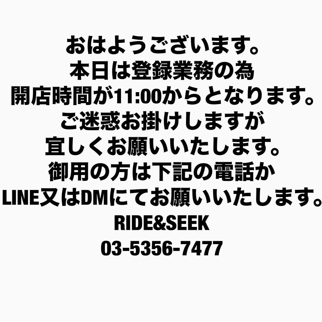 Post 1 by RIDE&SEEK  yusuke umezu on Instagram (image)