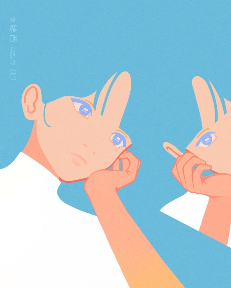 Post 6 by 絵西 ｜イラストレーター on Instagram (carousel)