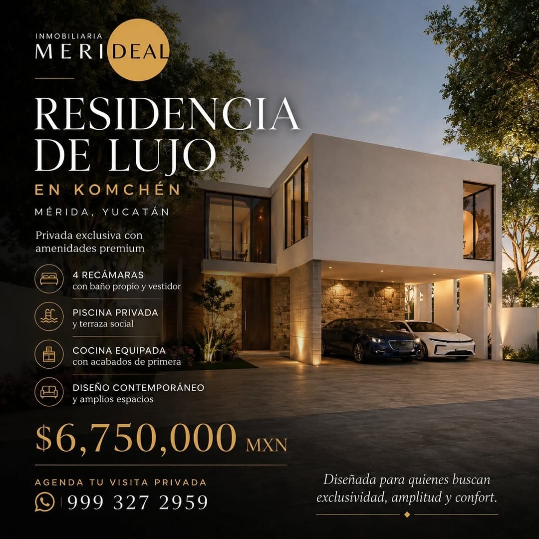 Post 5 by MERIDEAL Inmobiliaria on Instagram (image)