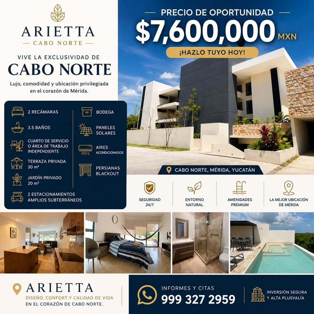 Post 4 by MERIDEAL Inmobiliaria on Instagram (image)