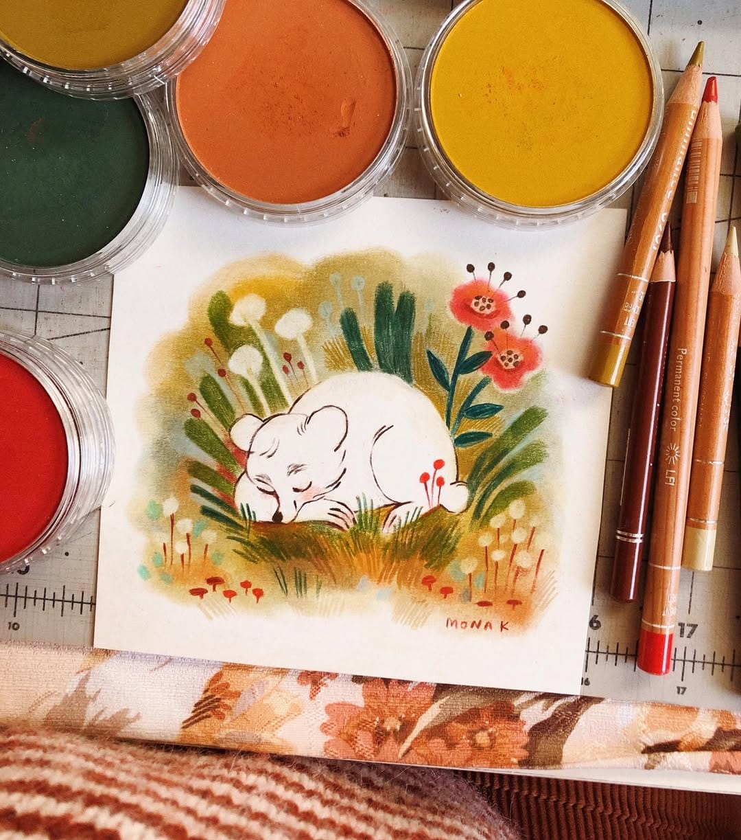 Post 5 by ⚘ Monа K • Illustrator ⚘ on Instagram (carousel)