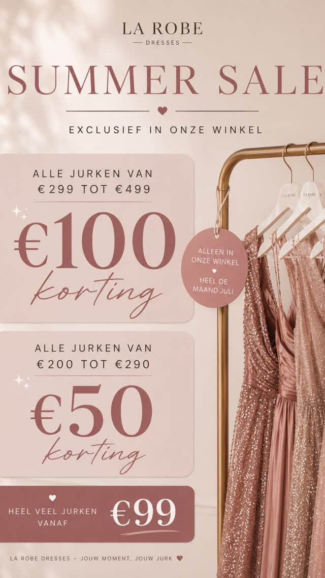 Post 1 by La Robe Dresses on Instagram (video)