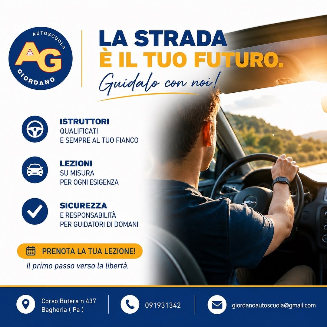 Post 5 by Autoscuola Giordano | Bagheria on Instagram (image)