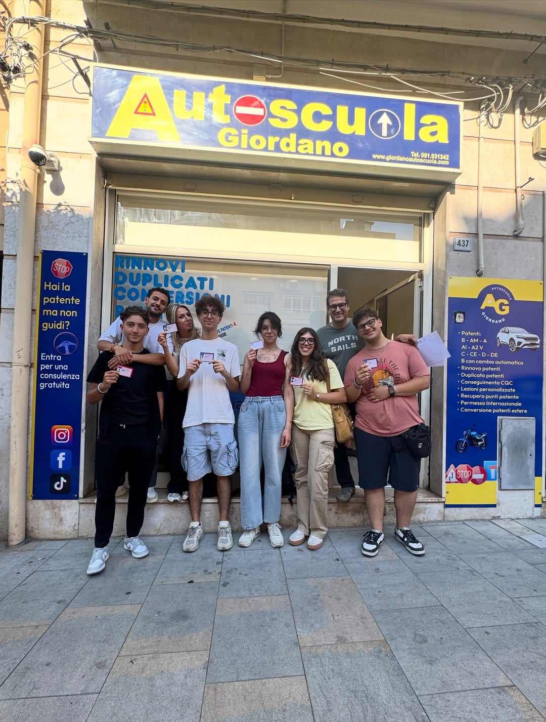 Post 1 by Autoscuola Giordano | Bagheria on Instagram (image)