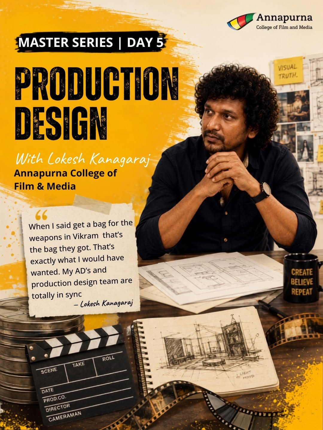 Post 5 by Annapurna College of Film and Media on Instagram (carousel)