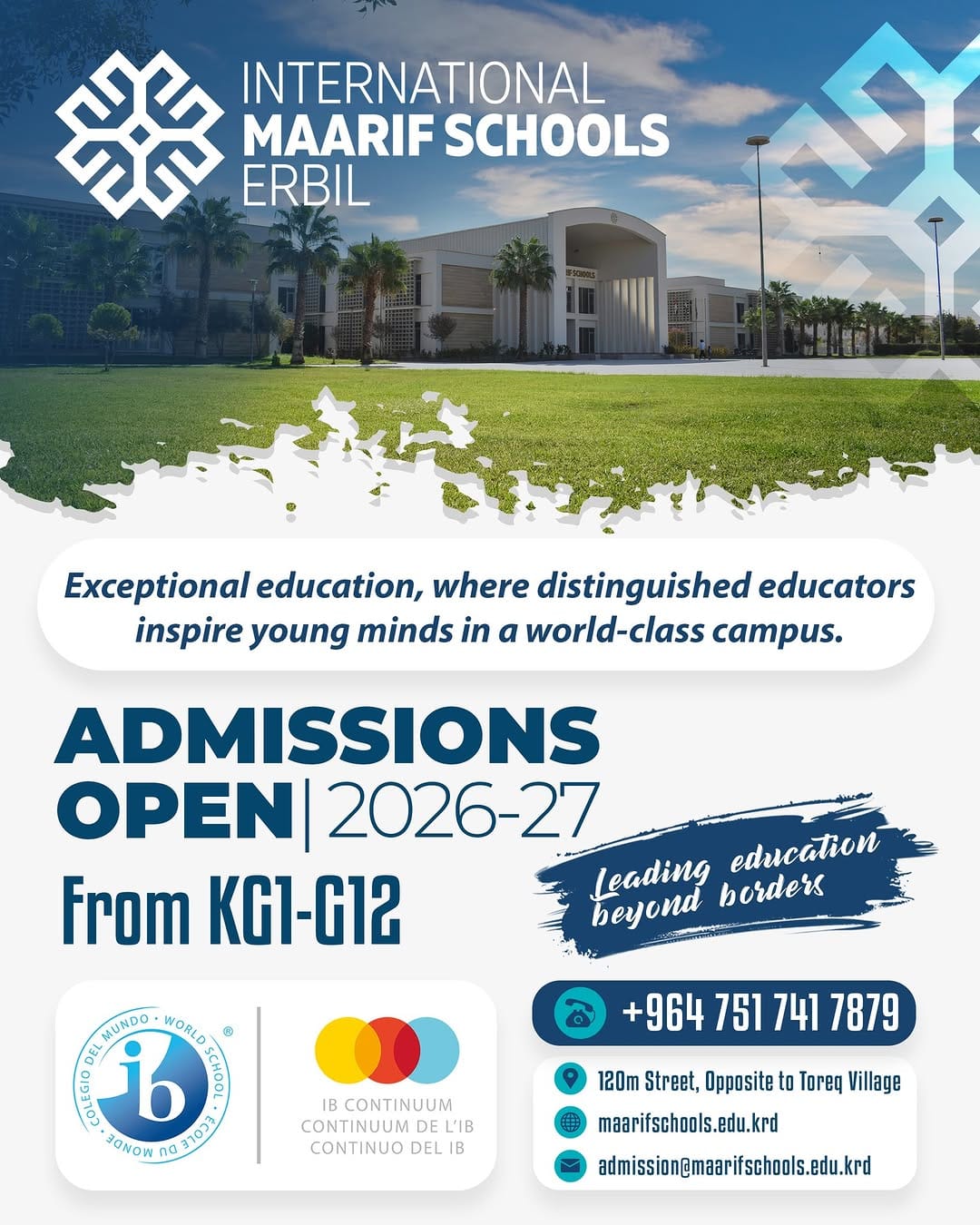 Post 9 by International Maarif Schools on Instagram (image)