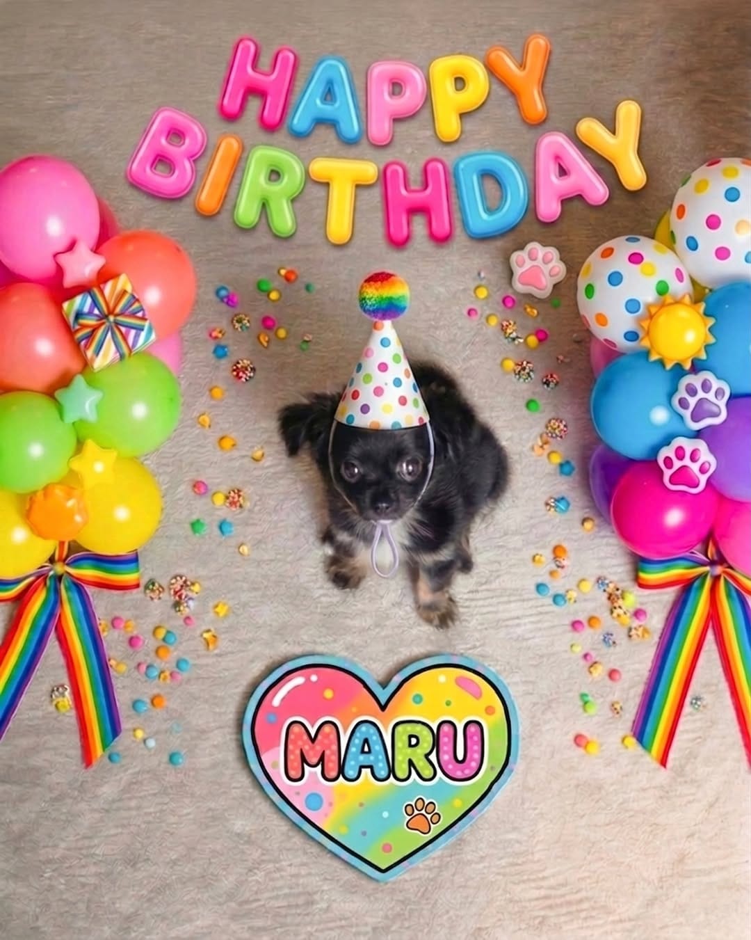 Post 5 by MARUTO: black chihuahua on Instagram (image)