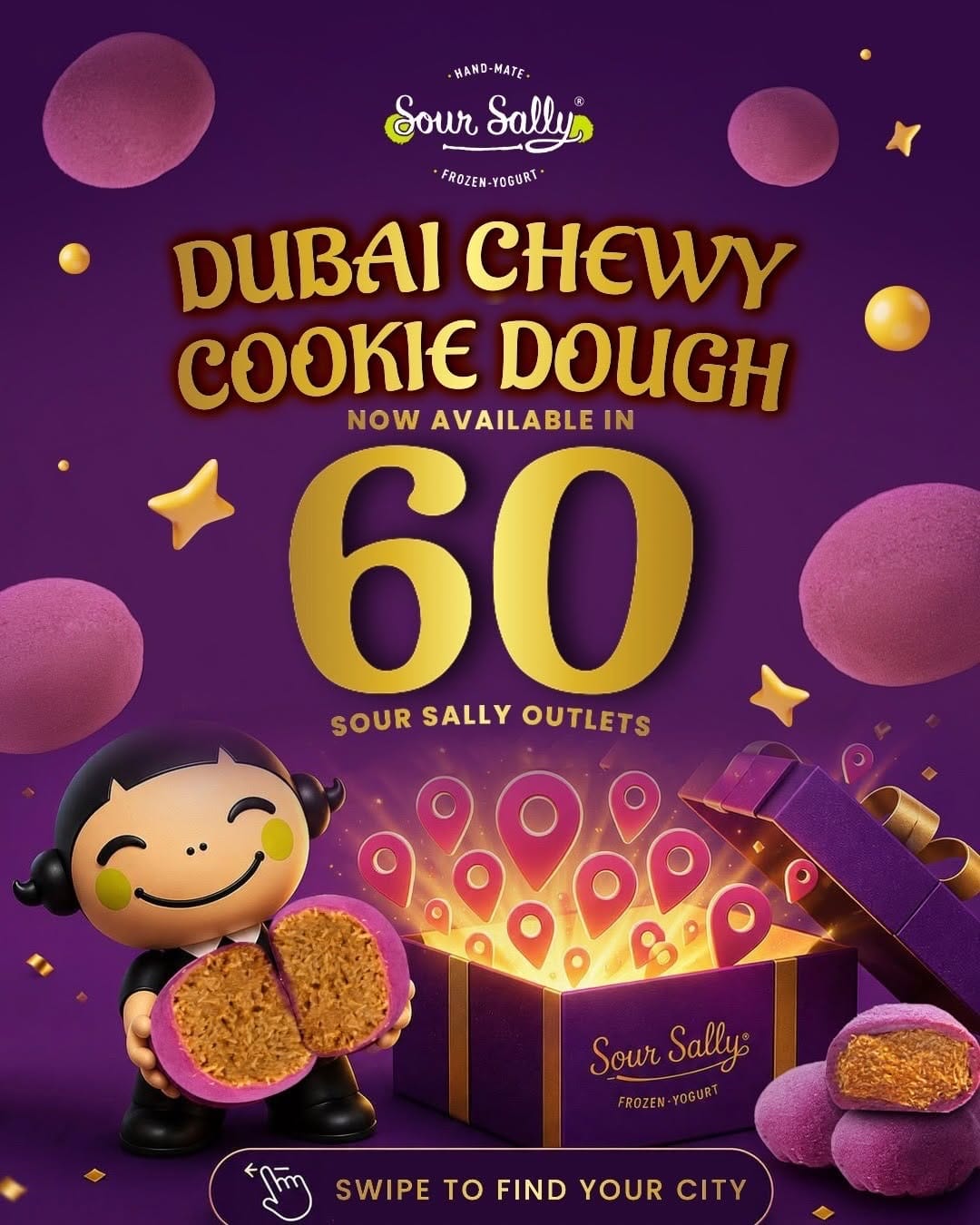 Post 5 by Sour Sally | Award Winning Asia’s Best Frozen Yogurt Brand on Instagram (carousel)