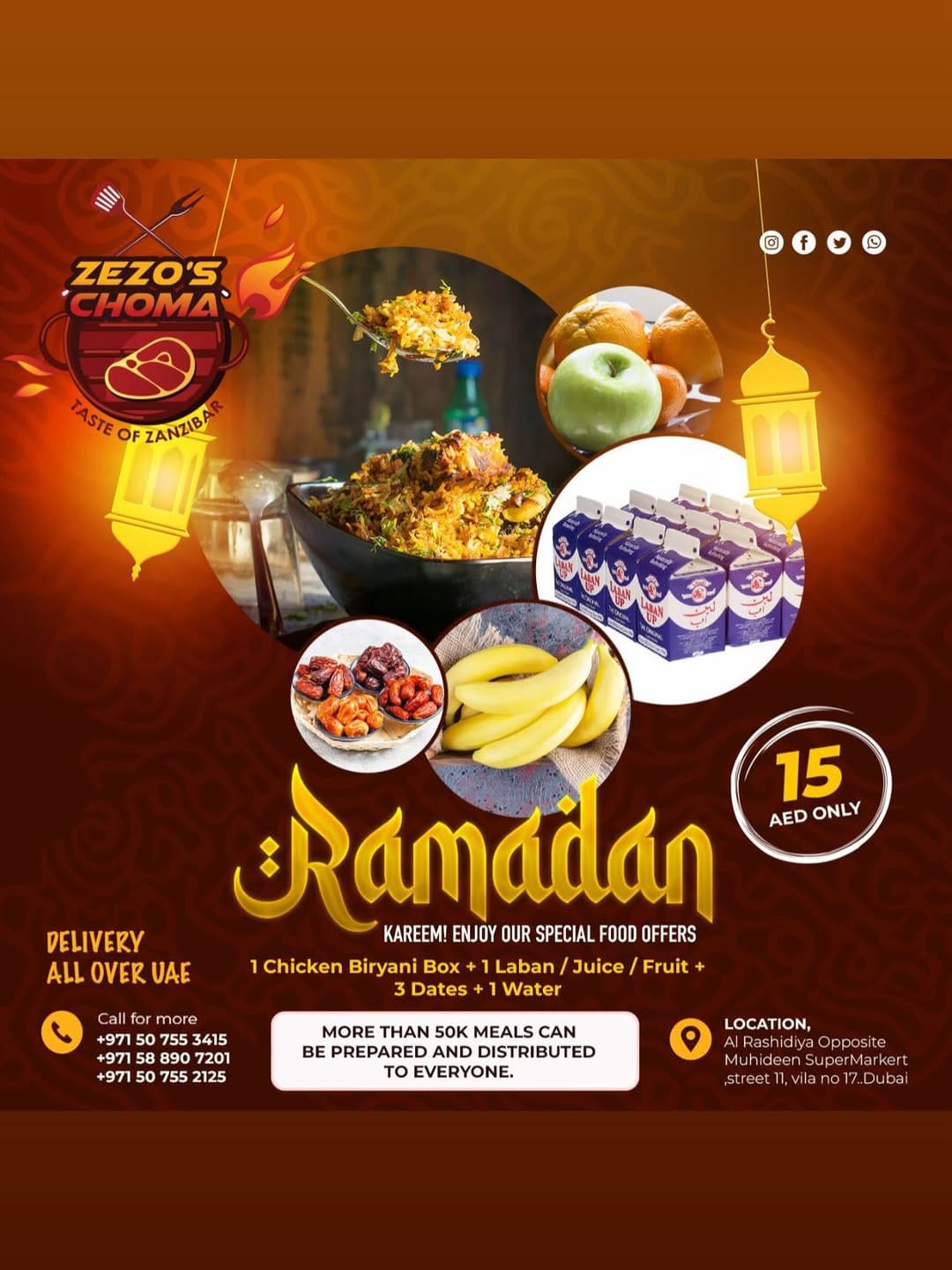 Post 6 by Zezo’s choma Dubai on Instagram (carousel)