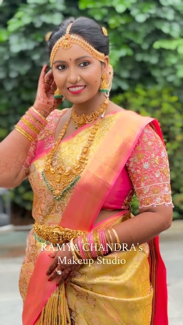 Post 3 by RamyaChandra’s_Makeup_Studio on Instagram (video)