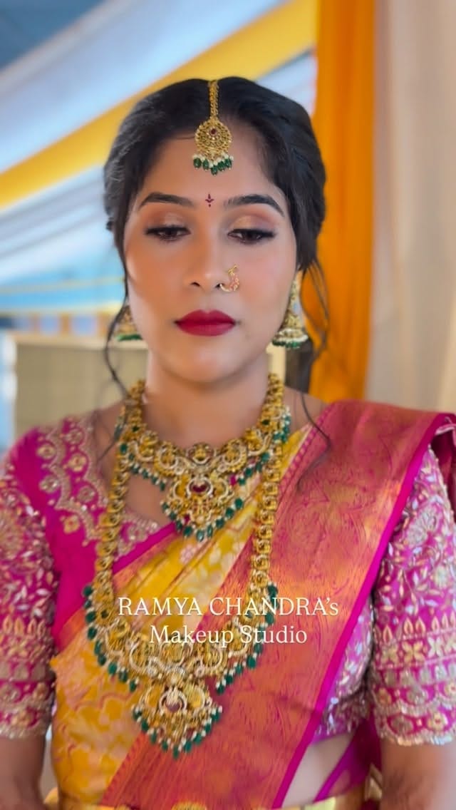 Post 9 by RamyaChandra’s_Makeup_Studio on Instagram (video)