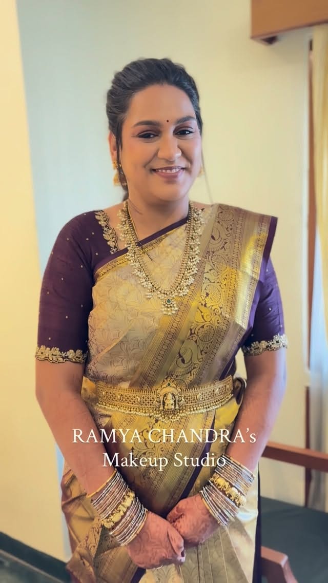 Post 1 by RamyaChandra’s_Makeup_Studio on Instagram (video)