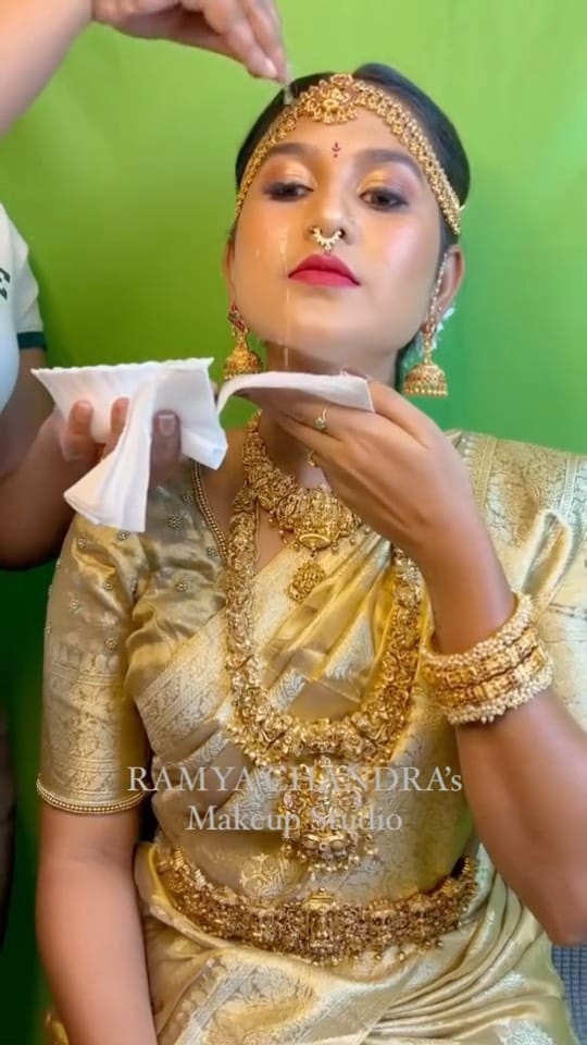 Post 10 by RamyaChandra’s_Makeup_Studio on Instagram (video)