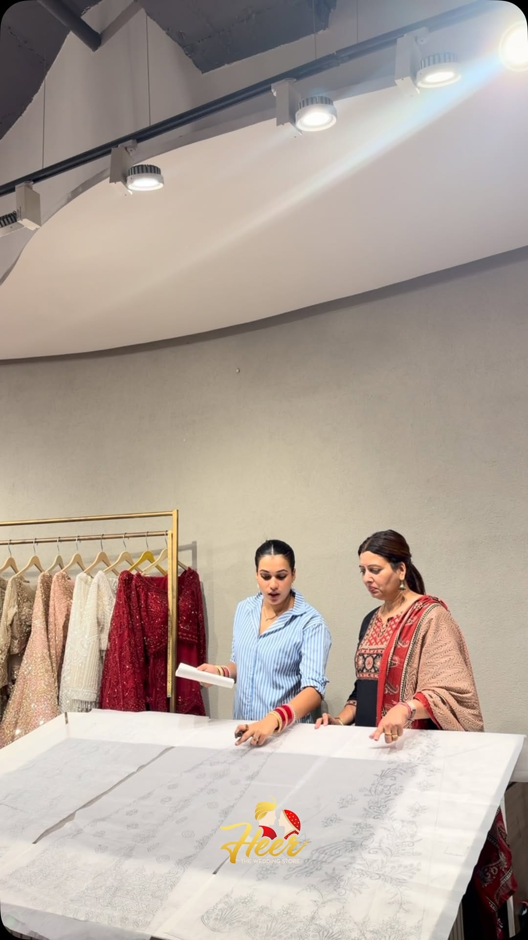 Post 7 by Heer Theweddingstore on Instagram (video)