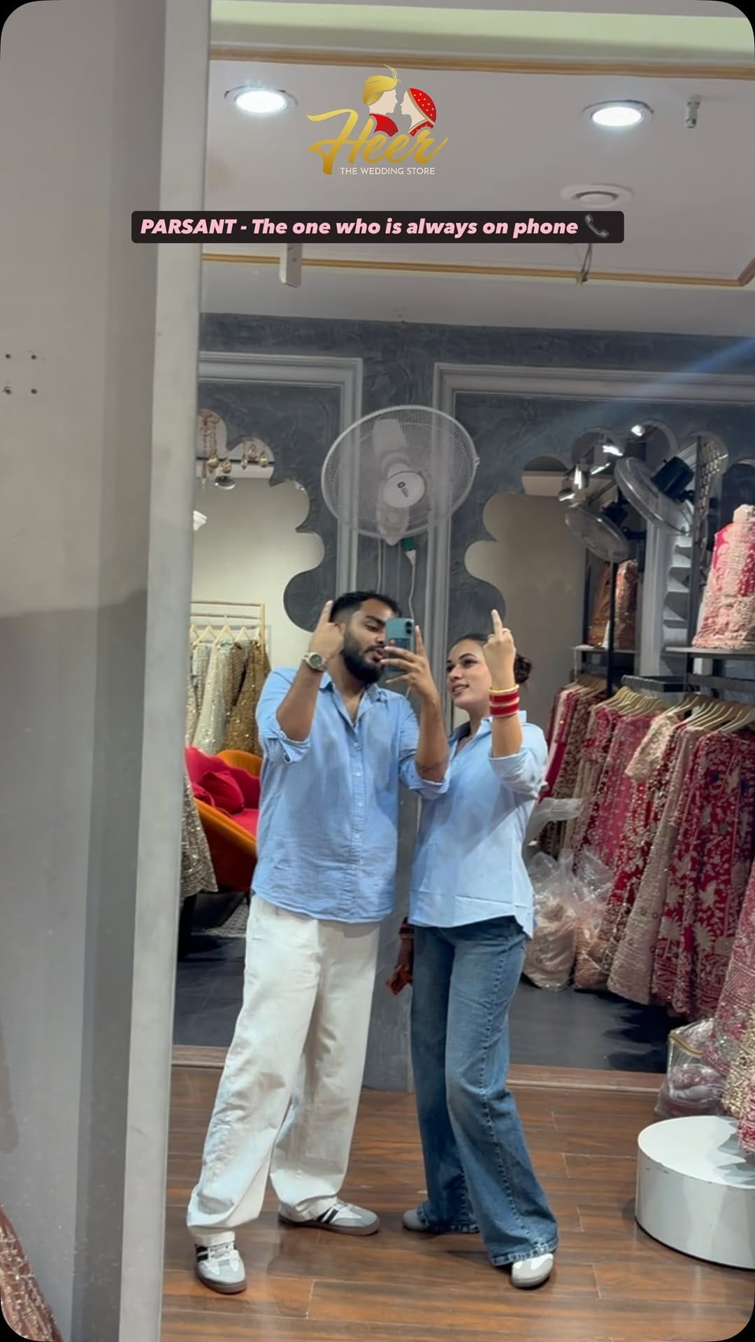 Post 5 by Heer Theweddingstore on Instagram (video)