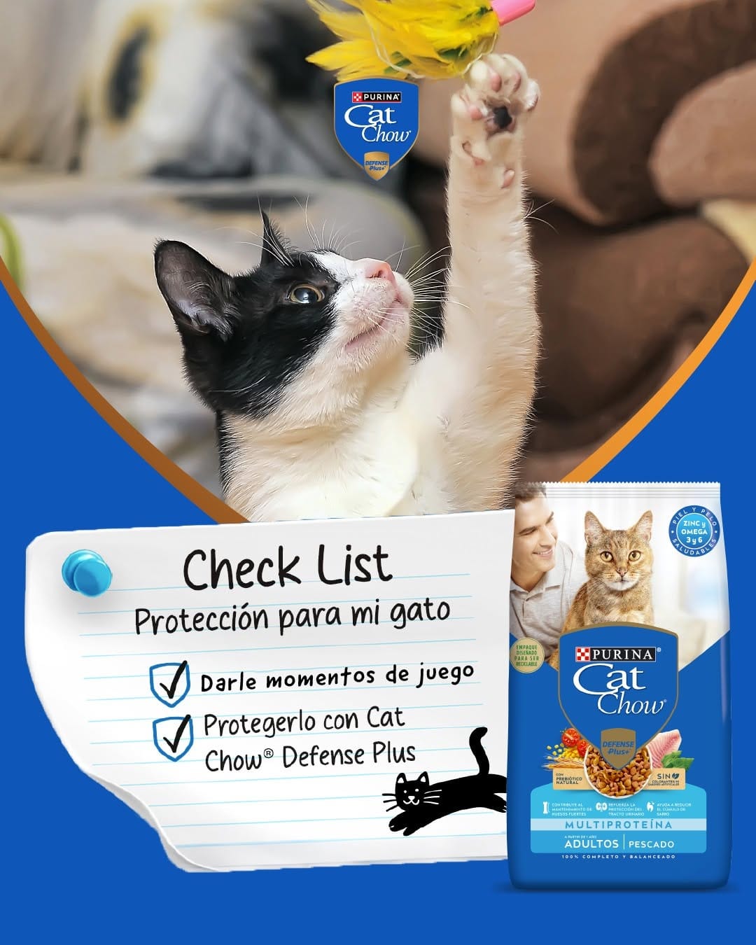 Post 3 by Purina Cat Chow Argentina on Instagram (image)